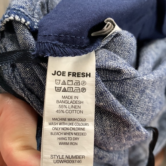 Linen flowy capri romper/jumpsuit - Picture 7 of 7